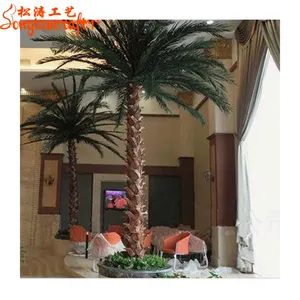 Supplier Price of Washingtonia Palms Trees for Models China Artificial Plant Fiberglass 7-15 Days Customizing 5~8years WP009