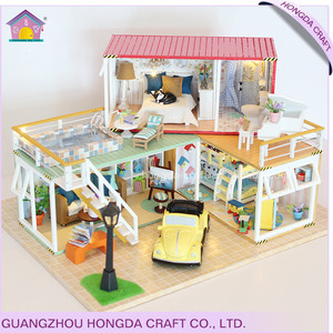 Casa delle Bambole in Miniatura Non Finita, Regalo di Compleanno per Ragazzi di 14 Anni, Scatola Colorata con Luci, Decorazione Festiva - Product Image 2