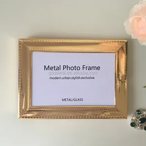 Cadre Photo décoratif en verre et métal, variété de styles, vente en gros, 2020