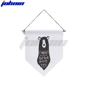 Bán Buôn Biểu Tượng Tùy Chỉnh Hai Lớp Câu Lạc Bộ Bóng Đá <span class=keywords><strong>Pennant</strong></span> Trao Đổi Treo Cờ - Product Image 2