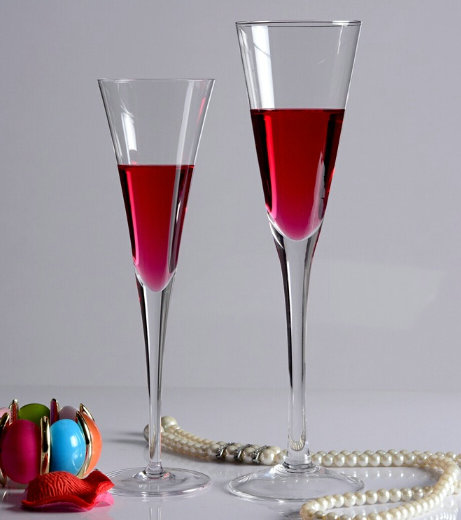 KCP-010 Premium Quality Crystal Champagne Flutes glass set of 4,BPA-free, Dishwasher safe