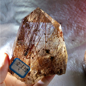 Seltene Natürliche Goldene Rutilquarz-Kristallstäbe, Rote Rutilquarz-Kristallspitzen - Product Image 1