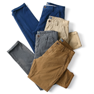 <span class=keywords><strong>Pantaloni</strong></span> <span class=keywords><strong>pantaloni</strong></span> <span class=keywords><strong>chino</strong></span> in cotone personalizzati da <span class=keywords><strong>uomo</strong></span> lisci leggeri con cerniera mosca tessuto resistente <span class=keywords><strong>Slim</strong></span> <span class=keywords><strong>Fit</strong></span> elegante e funzionale abbigliamento Casual di tutti i giorni - Product Image 6