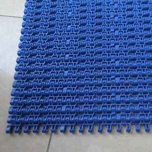 Plastik modüler konveyör bant Pitch 12.7mm beyaz gıda sınıfı gömme ızgara kemer - Product Image 5