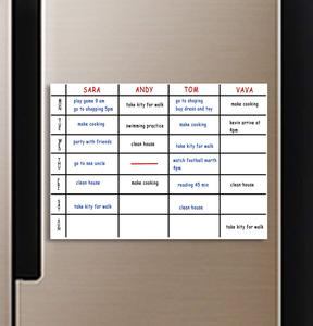 A3 lớn bảng trắng nhà bếp tủ lạnh tổ chức từ kế hoạch Hội Đồng Quản trị với hàng tuần notepad khô xóa lịch giấy ống da00472 - Product Image 5