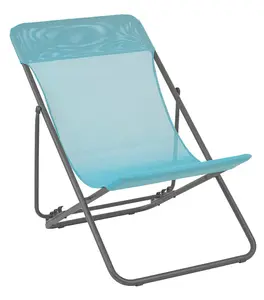 안락 의자 태양 안락 의자 스윙 슬링 3 위치 야외 정원 해변 캠핑 접이식 의자