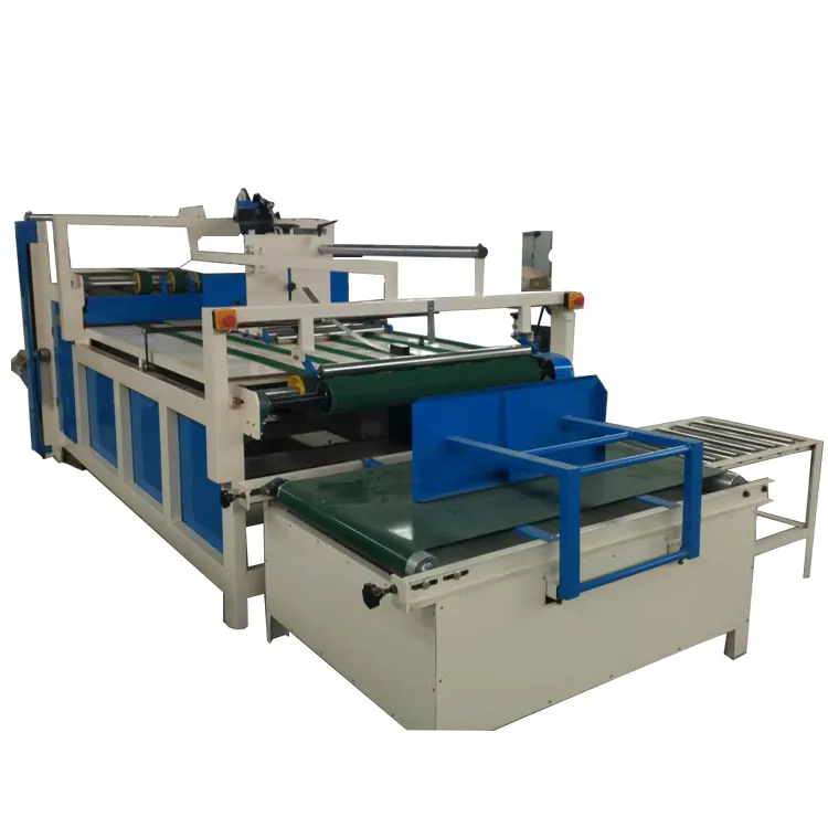 carton folding and gluing machine / machine to make cardboard boxes /fully automatic corrugated box machine