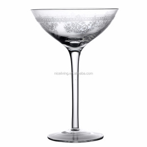 Stunning <strong>Vintage</strong> <strong>Champagne</strong> Coupe <strong>Glasses</strong> 9oz /270ml - Product Image 1
