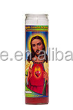 Cera de parafina mexicano religioso velas Saint pagador velas en frasco de vidrio - Product Image 2