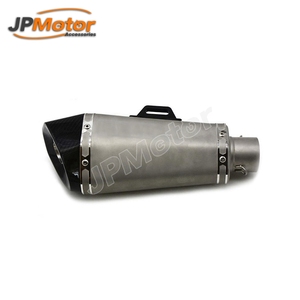 JPMotor Universale <span class=keywords><strong>Aftermarket</strong></span> Moto di <span class=keywords><strong>Scarico</strong></span>, Hexagon Motor Bike Silenziatore - Product Image 1