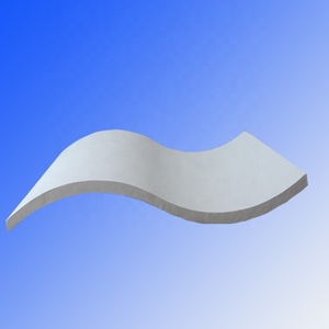 Ánh Sáng Trọng lượng 2 'x 4' treo treo sóng cong sợi thủy tinh len Trần Bảng điều chỉnh giá - Product Image 5