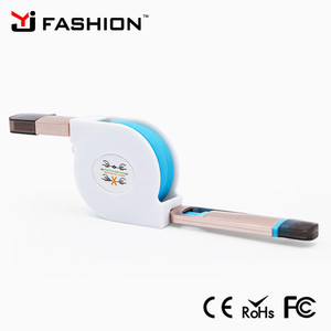 Chaude 100 cm de Haute Qualité 2 en 1 Câble de Données de Charge pour <span class=keywords><strong>iPhone</strong></span> 5 6 7/Android, Sumsung Rétractable <span class=keywords><strong>Micro</strong></span> <span class=keywords><strong>USB</strong></span> câble - Product Image 5