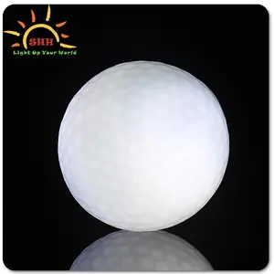 Colorful Led flashing golf ball glow in the dark factory in Shenzhen,China