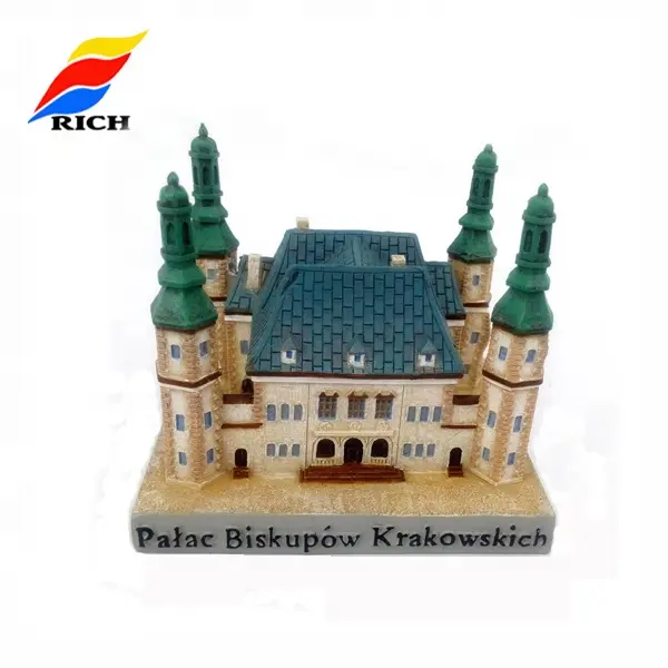 Wholesale Creative Gift Tourist Souvenir 3D Polyresin Crafts Miniature Building