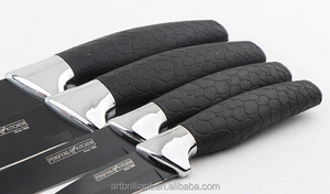 <span class=keywords><strong>Set</strong></span> di 5 <span class=keywords><strong>Coltelli</strong></span> da Cucina Swiss Line con Rivestimento Antiaderente Nero, Confezione in EVA, con Pelapatate in Ceramica - Product Image 4