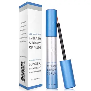 private label Organic hot sale longer thicker eyebrow serum