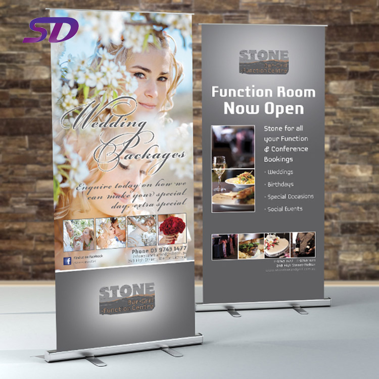 Заводской прочный рекламный выдвижной рулонный баннер, портативный выдвижной баннер, рулонный баннер, цифровой рулонный баннер