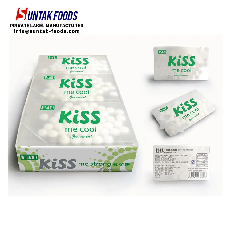 KISS Cool mint candy with PP Dispenser Card