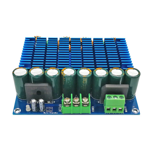 XH-M252 Ultra-high power tda8954th dual chip Class D digital Amplifier board audio Amplifier 420W*2 hot sale