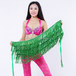 Danse du ventre gland frange hanche écharpe jupe portefeuille Festival Sequin <span class=keywords><strong>Mini</strong></span> jupe Halloween Costume - Product Image 5