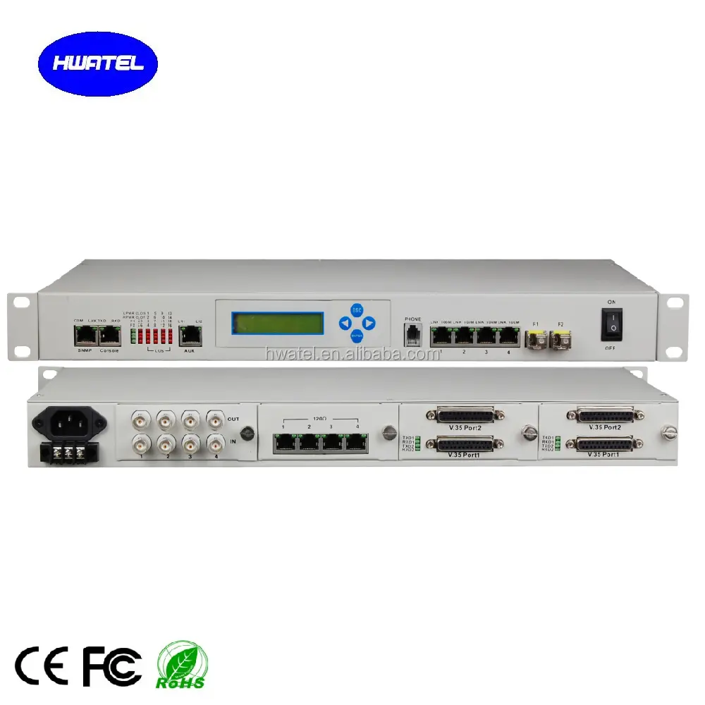 Multiservice Serat Optik PDH Multitester dengan FXS Ethernet Data E1