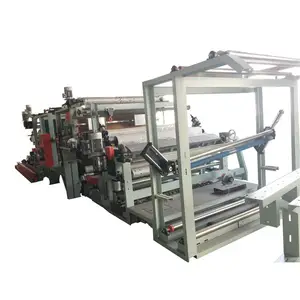 Machine de plastification de tissus de jute tissée en chine, plastification euse