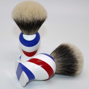 <span class=keywords><strong>Blaireau</strong></span> de <span class=keywords><strong>rasage</strong></span> en poils de <span class=keywords><strong>blaireau</strong></span> Silvertip personnalisé JDK 100% avec manche en acrylique - Product Image 3
