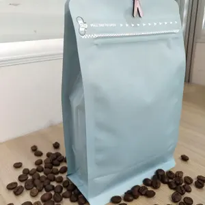 Koffiebonen Verpakkingszakken Matte Bopp Gelamineerde Folie Pe Aluminium Pet Food Grade Koffiebonenverpakkingen