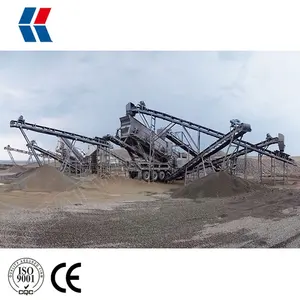 Stone Crusher Plant 50 - 250 TPH Mobile Stone Crushing Plant Complete Mobile Stone Crusher Plant