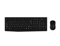 Keyboard Nirkabel Mini 104-Key dengan Logo Kustom OEM, Combo Mouse Optik 2.4GHz, Desain Ergonomis untuk Penggunaan Komputer