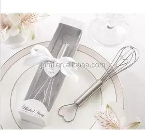 Wedding Favor Heart shape Stainless Steel Whisk Wedding Giveaways Gift Item