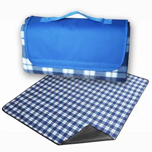 Outdoor Fleece wasserdichte picknick teppich, camping decke mit Gebaut in Tragen