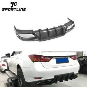 Carbon Fiber Rear Bumper Lip SpoilerためLexus GS350 F-Sport 13-15