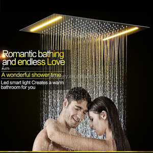 <span class=keywords><strong>Douche</strong></span> LED pour salle de bain 360*500mm, tête de <span class=keywords><strong>douche</strong></span> carrée encastrée avec jets de massage pour le corps - Product Image 4