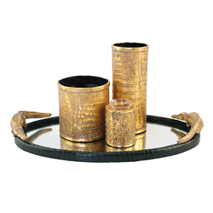 <span class=keywords><strong>Specchio</strong></span> che serve <span class=keywords><strong>vassoio</strong></span> <span class=keywords><strong>oro</strong></span> decorativo con resina ramo a forma di maniglia per matrimonio disponibile 30% deposito accpable bello - Product Image 5