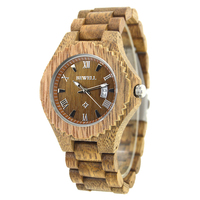 Montres en bois pour hommes, vente en gros, nouvelles, haute qualité, montres-bracelets en bois pour hommes