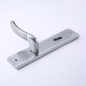 铝柄铁板完整门锁门把手大尺寸手柄锁 - Product Image 3