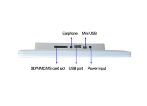 Khung 1024 X 600 phẳng kỹ thuật số <span class=keywords><strong>10.2</strong></span> <span class=keywords><strong>inch</strong></span> với máy ảnh lịch - Product Image 4