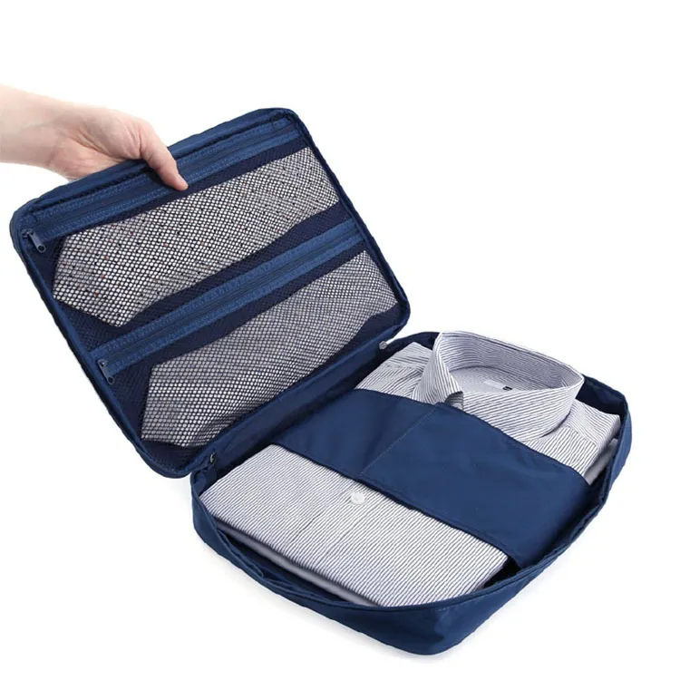 slim shirt pouch necktie pocket travel bag
