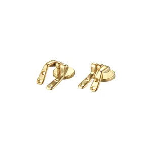 X29001 Gold Color Brass <strong>Toilet</strong> <strong>Seat</strong> <strong>Hinge</strong> - Product Image 1