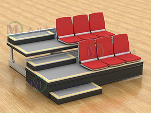 Sièges télescopiques Zhen School, <span class=keywords><strong>tribune</strong></span> rétractable avec structure en acier - Product Image 3