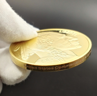 Réplica de moneda de oro de búfalo de América