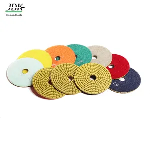 4" Flexible Diamond Dry and wet Polishing Pads for Granite&Marble