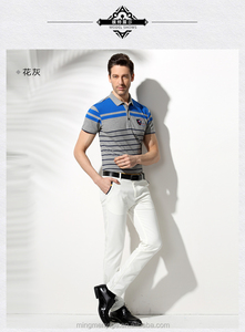 2016 El Último Diseño de China Al Por Mayor 100% Algodón Blanco de Los Hombres Polo <span class=keywords><strong>Camiseta</strong></span> Personalizada <span class=keywords><strong>Camiseta</strong></span> de Impresión - Product Image 3