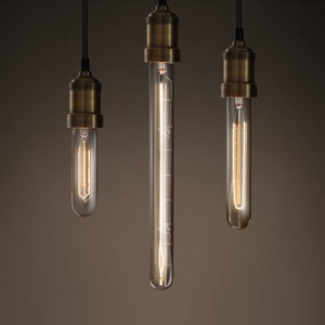 T30 <span class=keywords><strong>vintage</strong></span> Edison bombilla 40 W tubo largo estilo Edison lámpara E27 bombillas incandescentes - Product Image 4