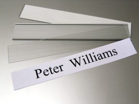 Modern Design Engraved Aluminum Sign Holder for Wall and <strong>Door</strong> Name <strong>Plates</strong> - Product Image 3