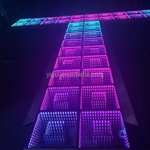 popular party light up video 3D dj led dance floor/ different effect light dance floors