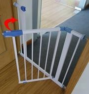 Barrière de sécurité pour bébé Mamakids SG-01, barrière d'escalier pour bébé, barrière de porte, vanne d'isolation pour animaux de compagnie, barrière pour chien - Product Image 3