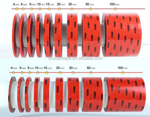 Negro <span class=keywords><strong>3</strong></span>/4 "<span class=keywords><strong>3</strong></span> <span class=keywords><strong>M</strong></span> doble cara acrílico VHB espuma cinta de montaje - Product Image 2
