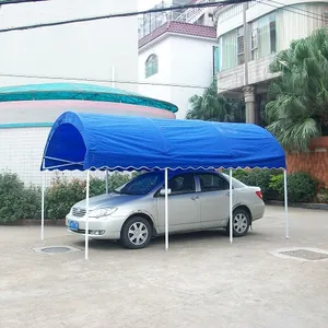 China fabricante precio buena calidad al aire libre fácil a empujar y tirar cúpula garaje COCHE Tienda